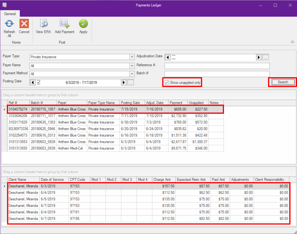 screenshot of Ensora ABA Suite